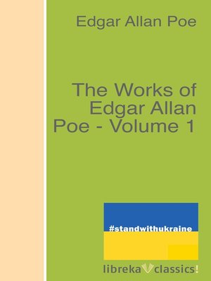 cover image of The Works of Edgar Allan Poe--Volume 1